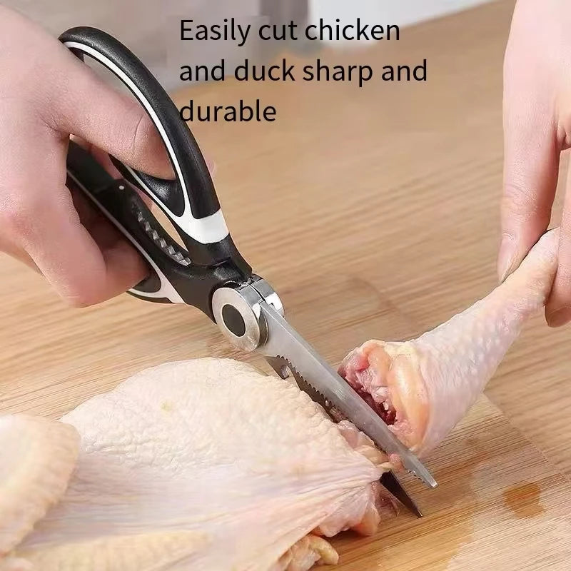 Multifunctional Kitchen Scissors | Stainless Steel Heavy-Duty Shears