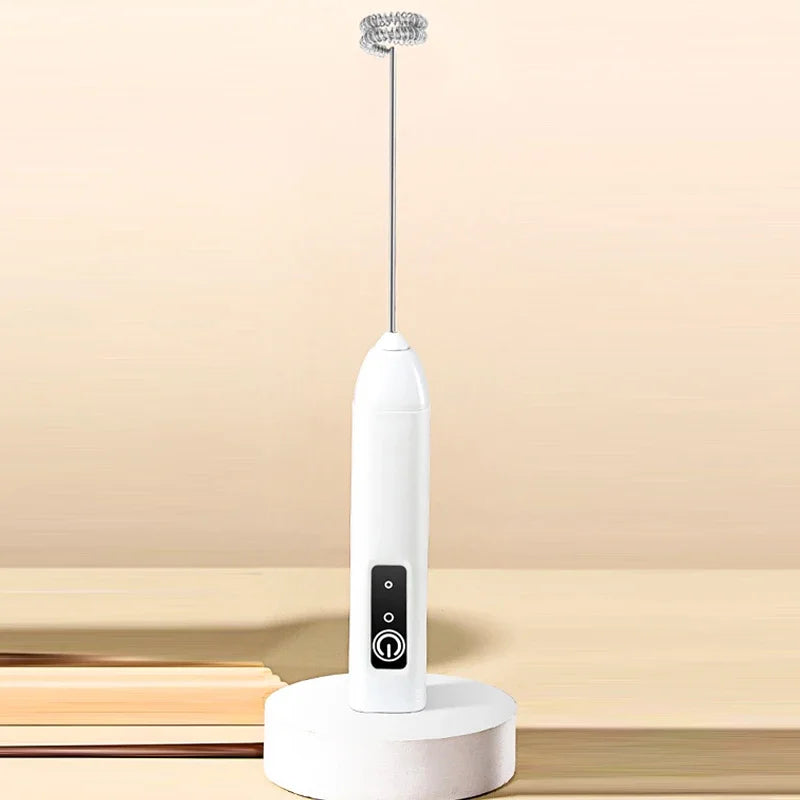 Electric Milk Frother | Handheld Coffee Mixer & Mini Blender