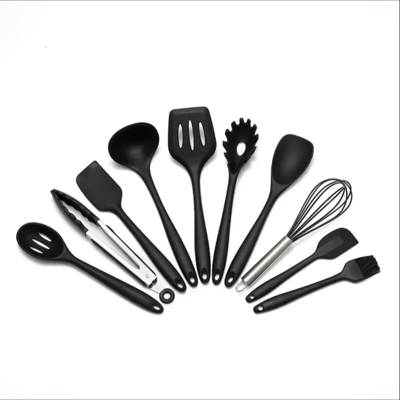 10-Piece Silicone Kitchen Tool Set | Cooking & Baking Accessories