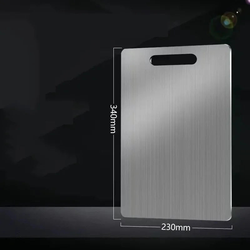 Stainless Steel Cutting Board | Thickened, Antibacterial & Durable