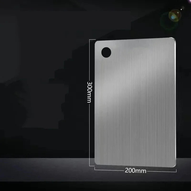 Stainless Steel Cutting Board | Thickened, Antibacterial & Durable