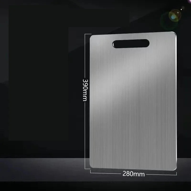 Stainless Steel Cutting Board | Thickened, Antibacterial & Durable