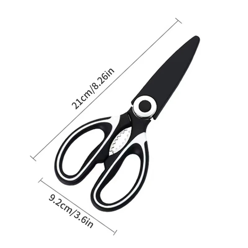Multifunctional Kitchen Scissors | Stainless Steel Heavy-Duty Shears