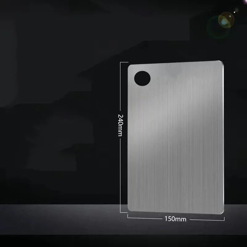 Stainless Steel Cutting Board | Thickened, Antibacterial & Durable