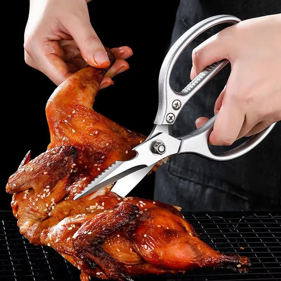 Multifunctional Kitchen Scissors | Stainless Steel Heavy-Duty Shears