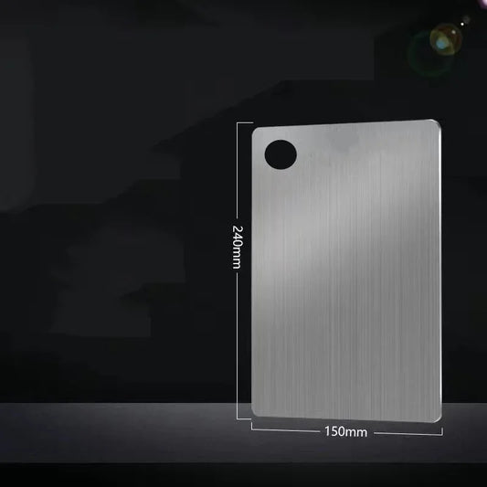 Stainless Steel Cutting Board | Thickened, Antibacterial & Durable