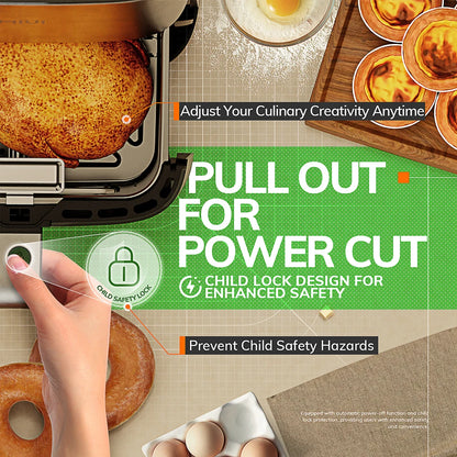 5L Air Fryer | Touch Control Oilless Cooker with Viewing Window