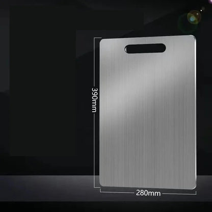 Stainless Steel Cutting Board | Thickened, Antibacterial & Durable